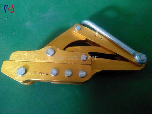 Come Along Clamp 8-20mm de diâmetro com 16-45KN carga nominal e 3.8-5.6KG peso para linha de transmissão stringing