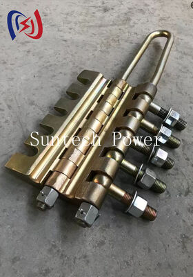 Tipo de parafuso Anti-Twist Steel Rope Gripper Come Along Clamp 20-100KN para linha de transmissão de cordas com 7-24mm de diâmetro
