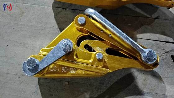 Liga de alumínio Come Along Clamp com carga nominal de 7-80KN e 14-48mm Max Open para cordas de linha de transmissão
