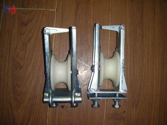 Bloco de cordas de folha dupla para condutores de 25-400 mm com carga de 5-20KN e estrutura de aço galvanizado