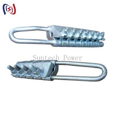 Grelha de corda de aço anti-torção de tipo para parafusos Come Along Clamp com carga nominal de 20-100KN para cordas de diâmetro 7-24mm