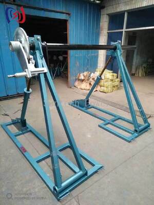 SIPZ Modular Cable Reel Stand 30-100KN Sem ferramentas de montagem Condutor de tambor Stand