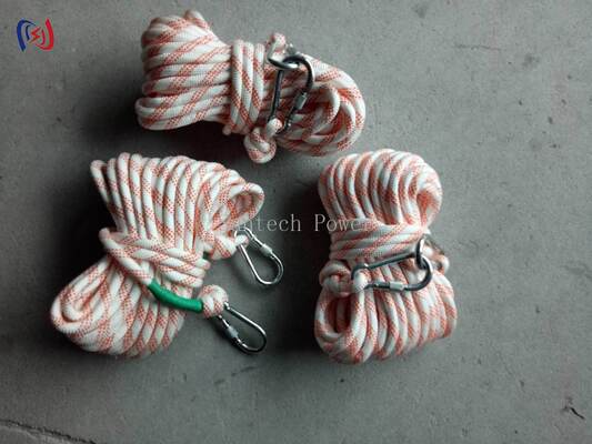 Corda de Nylon Isolada 6-24mm Estabilizada UV Cabo de Aço Anti-Torção Linha Viva