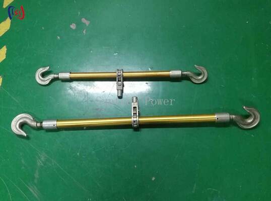 Ferramentas anodizadas de enrolamento de condutores de alumínio com duplo gancho 10-50KN