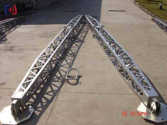 Pórtico de Gin de Treliça Modular em Forma de A para Montagem de Torres de 8-28m, Resistente à Corrosão