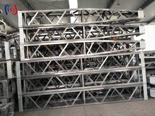 Pólus de ginebra modular com revestimento resistente à corrosão para a construção de uma torre de energia de 8 a 18 metros