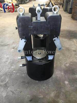 Cabeçote de Crimpage Hidráulico 200T com Crimpage Hexagonal para Operação de Bomba de Gasolina 80Mpa