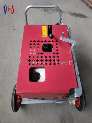 Máquina de Tração de Cabo Óptico de 3,7KW, Puxador de Guincho de Cabo de 3KN com Velocidade de 50-60 m/min para Puxada de Dutos de Fibra Óptica