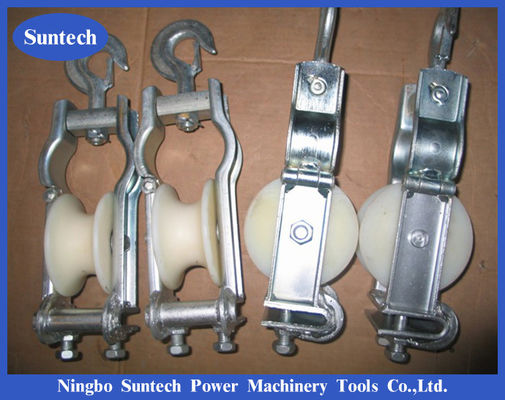 Assento de dupla utilização e tipo de suspensão condutor Pulley Stringing Block da corda de fio