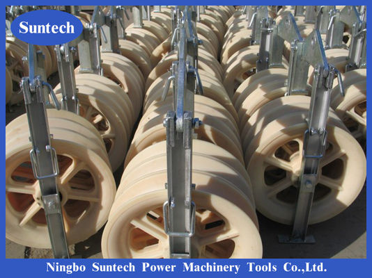 Blocos de roldana de corda de grande diâmetro 20KN Mc Nylon 660 mm
