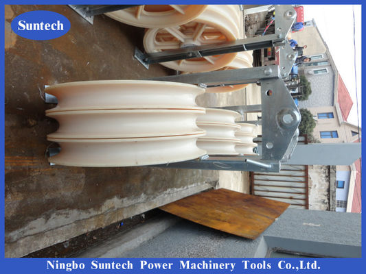 polias de nylon galvanizadas 660x100mm da armação de aço que amarram o maestro Pulley Block