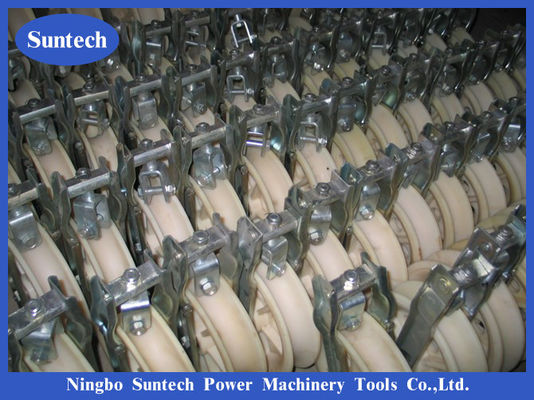 Linha de transmissão de nylon condutor de 20KN MC Stringing Block Pulley