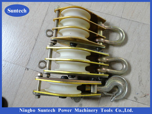 Bloco de levantamento de levantamento de nylon 3 Ton Cable Pulling Pulley