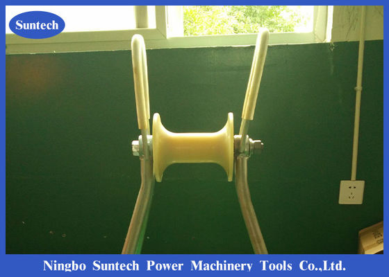 Rolo alto da polia do cabo do quadro da roda 10KN de nylon para a construção do poder