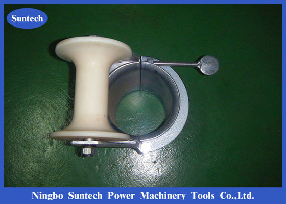 tipo em forma de sino Lockable rolo de 90mm do carretel de cabo com roda de nylon