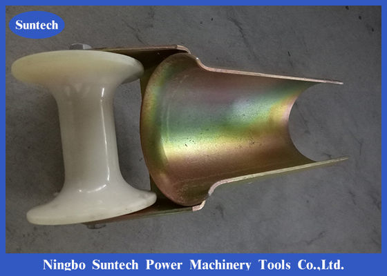 Cabo 100mm de nylon em forma de sino da roda que puxa rolos