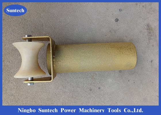 Cabo 100mm de nylon em forma de sino da roda que puxa rolos