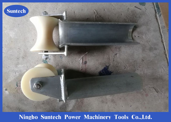 O cabo da linha elétrica de Tranmission utiliza ferramentas o rolo em forma de sino do cabo do rolo com diâmetro do tubo de 150mm