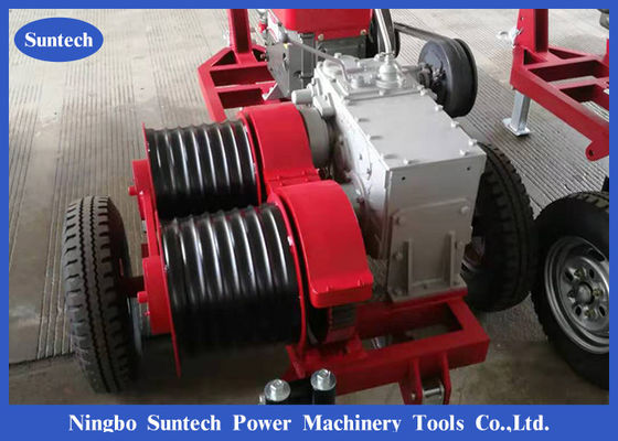 Extrator do guincho do cabo distribuidor de corrente de motor diesel da ereção da torre JJCS-50