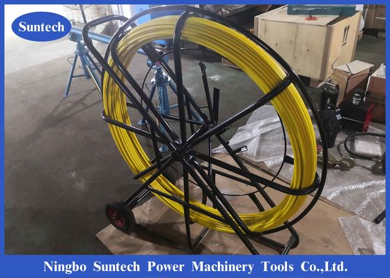 Canal de cabo Rodder da fibra de vidro da engenharia de poder 13mm rastreável