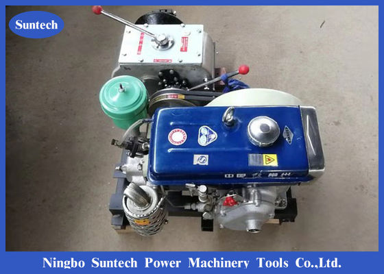 Guincho posto do motor movido a correia de 5 Ton Cable Winch Puller Diesel