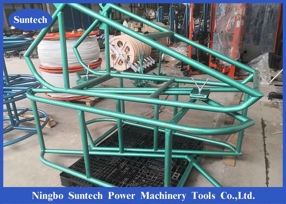Construção que amarra o suporte do levantamento de cilindro de cabo 6t Jack Gsp Rope Cradle Reel