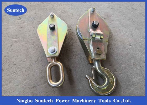 30kn condutor Stringing Tools Steel que iça a polia do bloco do equipamento para levantar