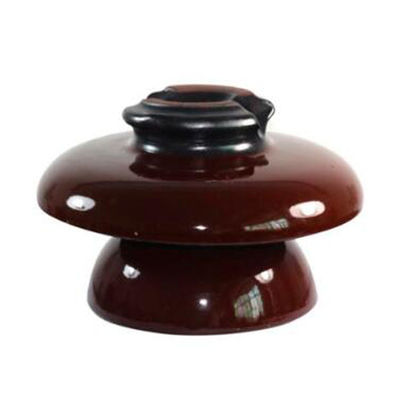 Linha de transmissão cerâmica de alta tensão média isolador de 10KN 36KV