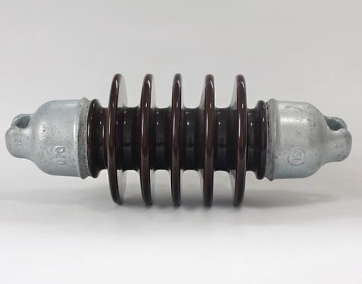 Linha de transmissão aérea linha de 8KN 69KV isolador da porcelana do cargo