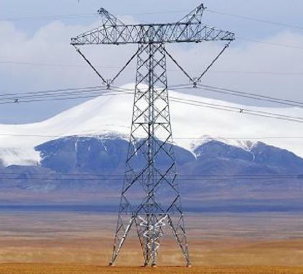 Linha de transmissão elétrica de aço torre do ângulo da tensão alta JIS H8641