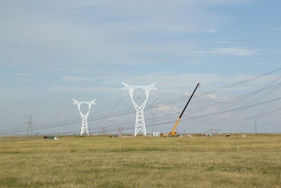linha de transmissão 35 66 110 220kv local de Angel Steel Tower For Construction