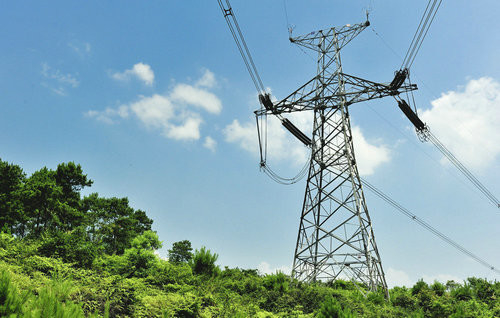 Torre de aço galvanizada da transmissão de energia de Q345B A572