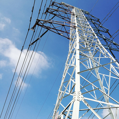 a linha de transmissão 132kv galvanizou a torre de aço da estrutura