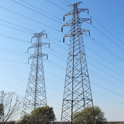 Mergulho quente tubular 330kv galvanizado Angel Steel Lattice Tower