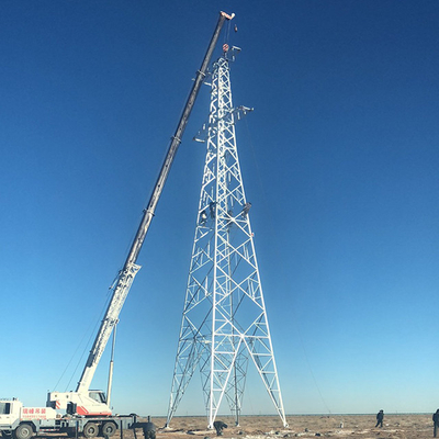 Rio transversal Angel Steel 35 linha de transmissão 66 110 220KV torre
