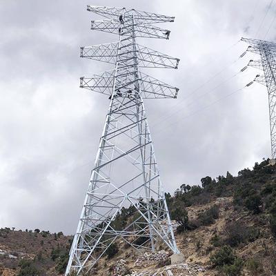 A tolerância do vento forte entrelaça a torre de aço do ângulo de Q355 Q255