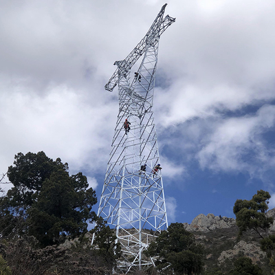 O mergulho quente galvanizado dobra o ferro 10 - linha de transmissão 500kV aérea torre