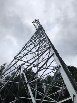 ASTM123 galvanizou a torre de aço da estrutura da distribuição de poder 110KV