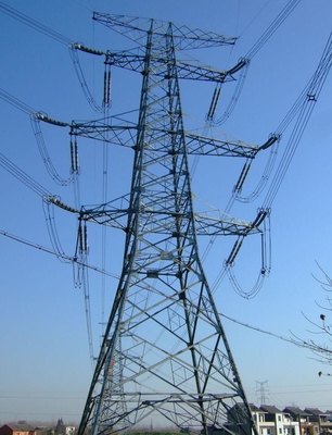 10 - Torre de aço da transmissão da estrutura do ângulo de 500KV HDG