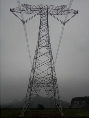 10 - Torre da transmissão da estrutura do circuito do dobro 500KV