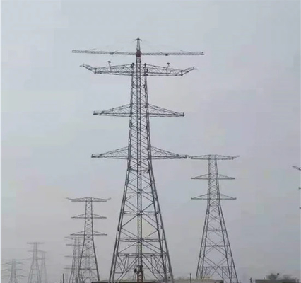 10 - Torre da transmissão da estrutura do circuito do dobro 500KV