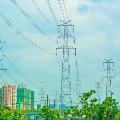 110KV torres de aço da estrutura da telecomunicação Q235 Q345 Q420