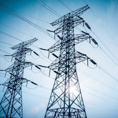 Pilões de alta tensão de aço da eletricidade do ângulo da estrutura do HDG