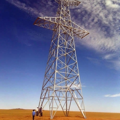 10 - Torre de aço da transmissão da estrutura de 700KV HDG