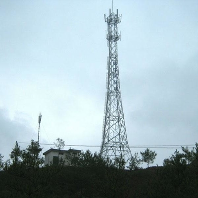 torre de aço da estrutura da autossuficiente G/M telecomunicação de 76m