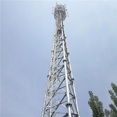 3 60m equipados com pernas galvanizados dobram as autossuficientes telecomunicações de aço elevam-se