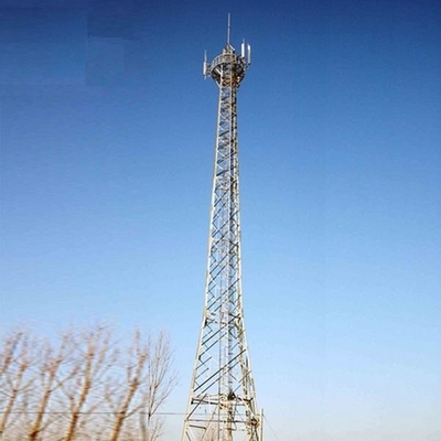 3 60m equipados com pernas galvanizados dobram as autossuficientes telecomunicações de aço elevam-se
