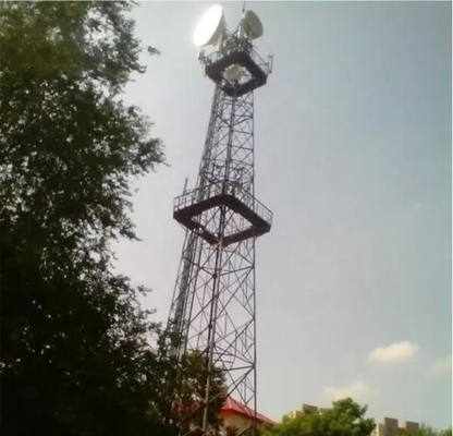 Torre de comunicação móvel de aço do mosaico do ângulo de ASTM A123 HDG