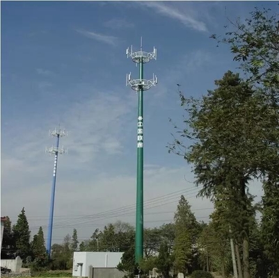 O desgaste - 10 resistentes - as telecomunicações 750KV Monopole eleva-se ASTM aprovado