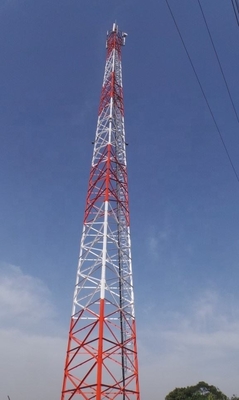 torre de aço da telecomunicação de 40m, torre de antena Monopole